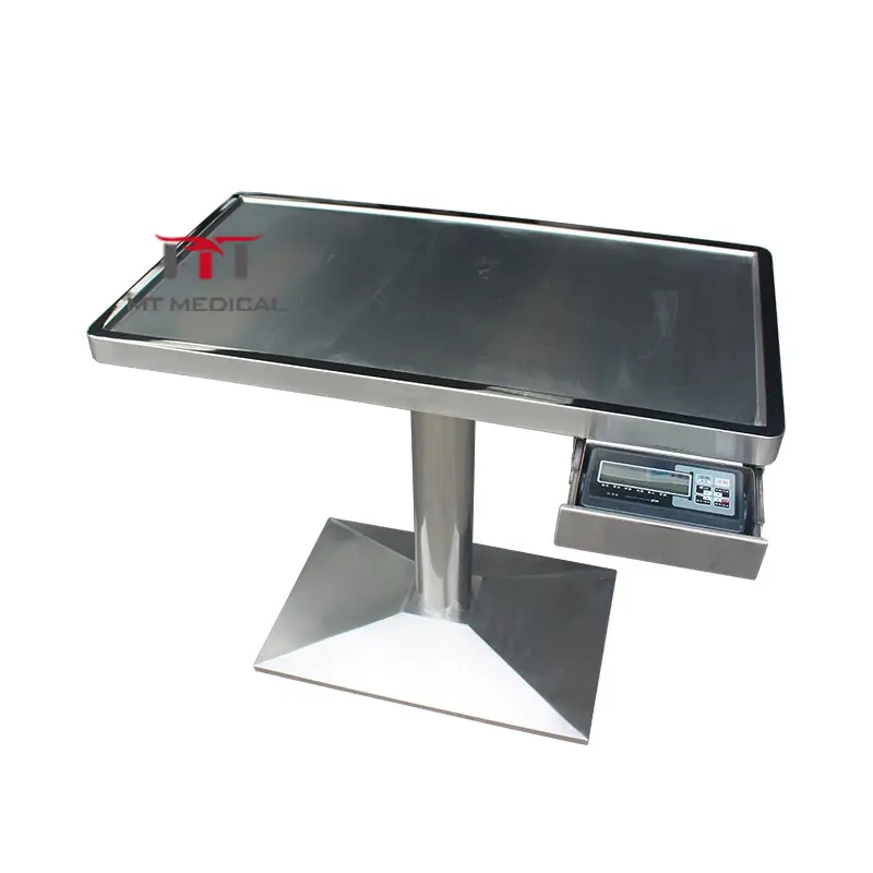 MT Medical animal clinic medical equipment fixed column pet weighing table