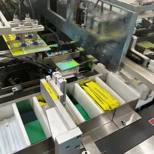 Mesin Cartoning bubuk Ribose manufaktur sepenuhnya otomatis dapat disesuaikan mesin kemasan kotak kertas botol kalsium
