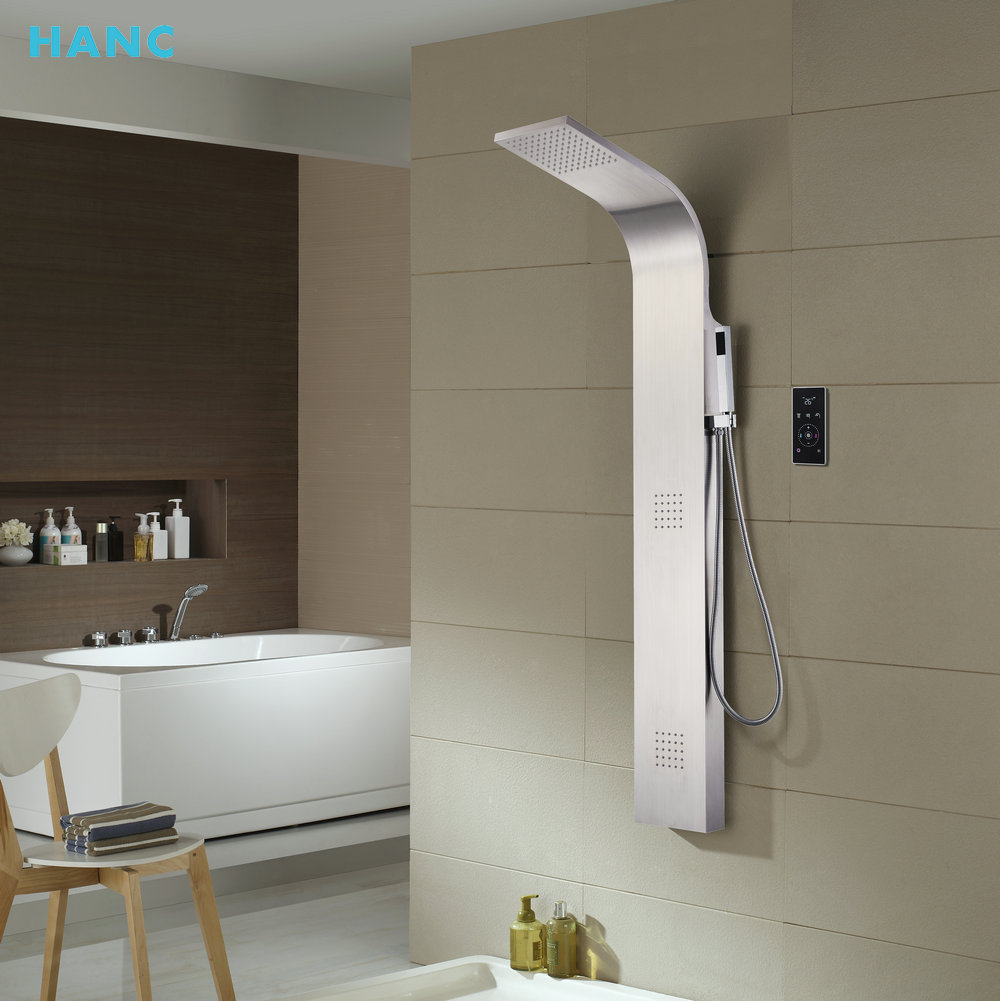 Foshan HANC Factory Digital Smart Shower Panel System Set With Body Massage Jets And Good Price