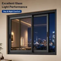 Ventana Corredera de Aluminio con Altura y Anchura Personalizadas para Reemplazo y Renovación de Ventanas de Edificios Antiguos