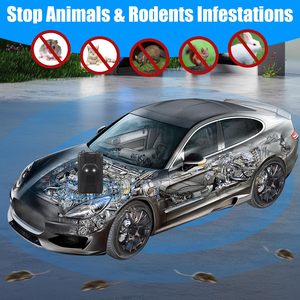 Répulsif antiparasitaire à ultrasons véhicule voiture insectifuge Non toxique <span class=keywords><strong>Anti</strong></span> taupes Chipmunk <span class=keywords><strong>martre</strong></span> rongeur Rat souris chien chat répulsif - Product Image 5