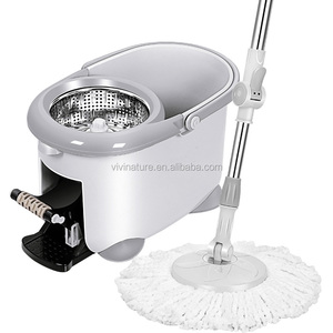 Pedal portátil de 360 grados, mopa fácil de girar y rotación, fácil de usar mopa, alta deshidratación giratoria - Product Image 2