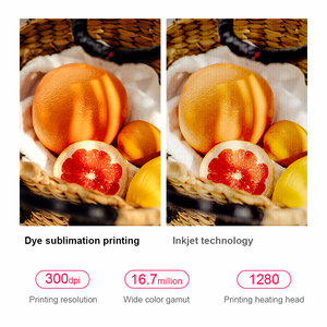 Imprimante à sublimation par transfert thermique OEM ODM disponible directement en usine, prix bas, mini imprimante photo pour téléphone portable, imprimante de peau - Product Image 5
