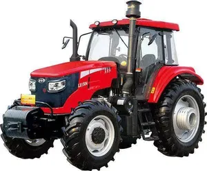 Mini yürüyüş 100HP traktör tarım makineleri ekipman fiyatları dizel motor 4 tekerlekli traktör