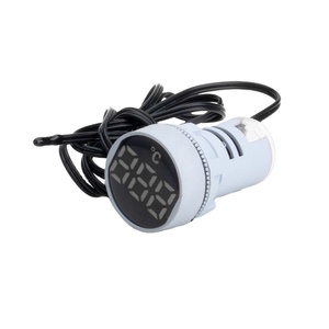 LVBO прямые продажи Мини цифровой электронный термометр AC термометр световой индикатор светодиодный термометр 22 мм - Product Image 1