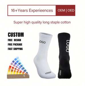 Design Low MOQ High Quality Professional Socks Printing Logo Knitted High Quality Breathable Sport Socks - Product Image 6