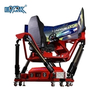 Gagnez de l'argent Ce réalité virtuelle 3 écrans 6 Dof simulateur de siège de course Vr chaise de jeu simulateur de conduite pour centre commercial