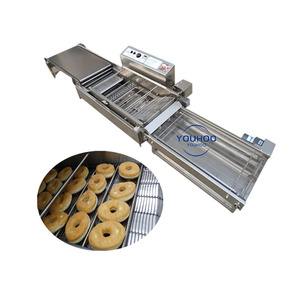 Điện Bánh Donut Maker Fryer Máy Lên Men Donut Làm Máy Với Băng Tải - Product Image 4