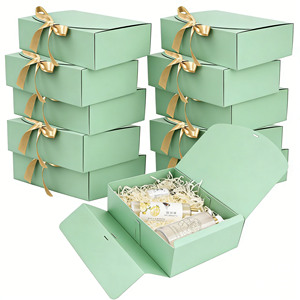 Foldable Customized Shape Recycled Kraft Paper Bridesmaid Wedding Favour Candle Gift Boxes Ribbon Baby Shower <strong>Groomsmen</strong> <strong>Proposal</strong> - Product Image 5