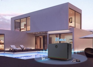 Sunrain nhà máy wifi thông minh App DC Inverter bơm nhiệt 7kW ~ 35kw Mitsubishi máy nén hiệu quả cao R32 điện hồ bơi - Product Image 3