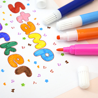 Marqueur double pointe pour enfants, stylo de dessin artistique pour l'école