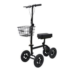 Déambulateur pliable pour adultes <span class=keywords><strong>Sinway</strong></span> avec frein, scooter économique, béquille à genou orientable avec siège - Product Image 6
