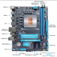 ERYING MODT Mainboard M-ATX Performa Tinggi Baru I7-7820HQ 4 Core 8 Thread 3.9GHz DDR4 PCIe 3.0 X16 8MB L3 Cache Desktop