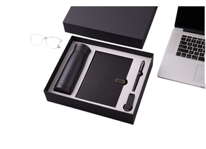 Mạnh mẽ A5 xoắn ốc máy tính xách tay với bút và thép không gỉ chai-Tùy chỉnh nhân viên Bộ quà tặng cho các văn bản - Product Image 6