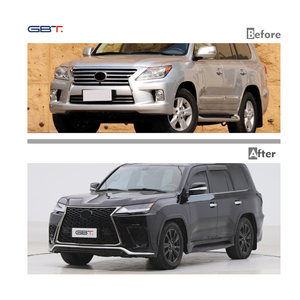GBT Factory LX570 actualización a LX600 modelo deportivo Kit de carrocería parrilla parachoques luz lámpara guardabarros accesorios para 2008-2015 <span class=keywords><strong>Lexus</strong></span> <span class=keywords><strong>LX</strong></span> <span class=keywords><strong>570</strong></span> - Product Image 3