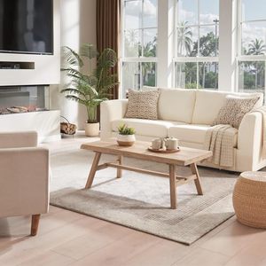 Gỗ Trang Trại rắn Bàn cà phê, mộc mạc hình chữ nhật trung tâm bảng cho phòng khách, gỗ tự nhiên trung tâm bảng cho phòng khách - Product Image 3