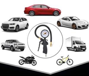 Dijital LCD ekran oto araba bisiklet Motor LED aydınlatmalı ab lastik hava basıncı şişirme ölçer araç test cihazı - Product Image 6