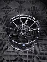 Rines de Aleación Forjados JG Factory 5x112 5x114.3 5x120 PCD Personalizado ET, Diseño Cóncavo Profundo, Pintados en Negro Brillante para Sedán de Alto Rendimiento
