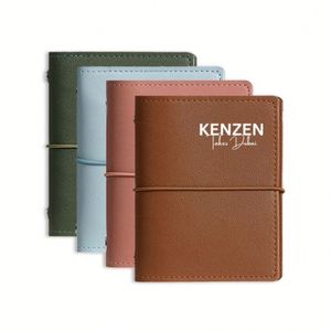 สมุดโน้ต M5 ปกแข็ง พกพาสะดวก น่ารัก ขนาดมินิ พร้อมโลโก้สั่งทำ  แบบถอดเปลี่ยนแผ่นได้ 80 หน้า ใช้เป็นไดอารี่ - Product Image 1