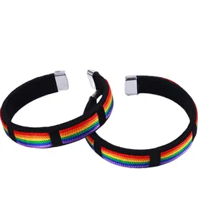 Kpop Lesbians Gays Bisexuals Rainbow Bangle Bracelets Women Men Pride Friendship Jewelry