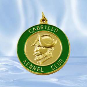 Vente flash - Pendentif avec logo gravé sur mesure, design vintage, collier en métal artisanal - Product Image 1