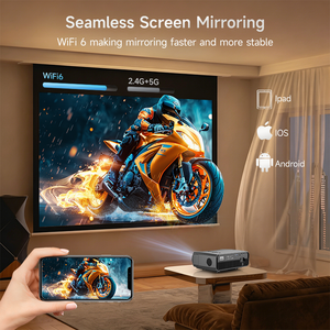 Nuevo Proyector Inteligente Multimedia 4K de 1750 ANSI, Full HD 1080p, para Hogar/Oficina/Educación/Deportes/Club, A12, Proyector Multimedia 4K A12 - Product Image 6