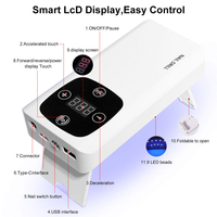 Meilleure vente : Ponceuse à ongles professionnelle rechargeable 45000 tr/min, portable USB, pour gel et vernis, avec kit d'accessoires pour ongles, Nouveau OEM