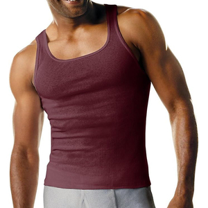 Optical <strong>White</strong> Sleeveless Undershirt Tank Vest Round Neck Men's Racerback Top <strong>Wife</strong>-<strong>Beater</strong> Singlet Style - Product Image 1