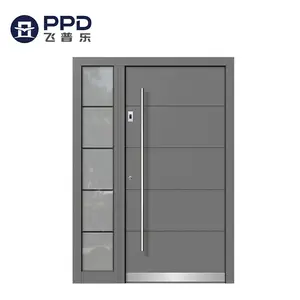 China Supplier Low Price Galvanized Hollow Steel Door Frame Model Wrought Iron Door Armored Door