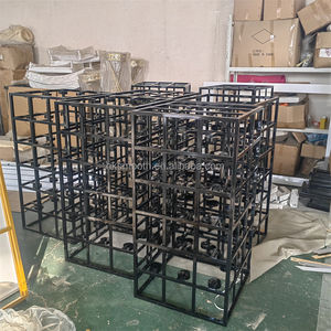 SMOOTH New Arrival Rectangle Stand <b>Candle</b> Holder Backdrop Arch Stand Outdoor Wedding Metal Black <b>Candle</b> <b>Wall</b> - Product Image 4