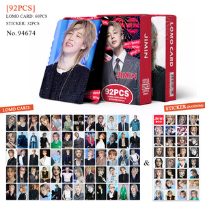 92 Piezas/Set de Fototarjetas y Pegatinas de Kpop de Suga, Taehyung, Jungkook, Jin, Jimin, J-Hope, RM, del Álbum SWIM 2.0, Tarjetas Lomo del World Tour de ARIRANG - Product Image 5
