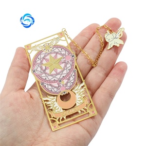 Marque-page en métal mutant dessin animé mignon Curlo Tarot Magic girl Sakura card souvenir gift - Product Image 3