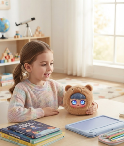AI Schattig Pluche Bontballetje Speelgoed met Intelligente Spraakbesturing, Educatief Hangdecoratie, Kinderverjaardagscadeau Beer - Product Image 3