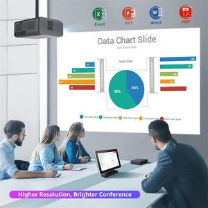 Nuovo prodotto 1080P proiettore Home Cinema proiettori per riunioni di ufficio supporto 4K parete di proiezione - Product Image 6