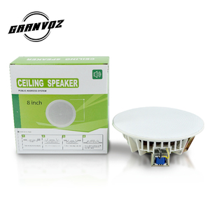 Haut-parleur <span class=keywords><strong>de</strong></span> plafond sans fil en plastique ABS <span class=keywords><strong>de</strong></span> 8 pouces, 10W, 8 Ohms, stéréo passif, 200Hz-15KHz pour cinéma <span class=keywords><strong>maison</strong></span> et sonorisation - Product Image 3