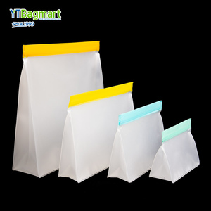 Sac de conservation alimentaire réutilisable en PEVA et silicone, étanche, vente en gros - Product Image 4