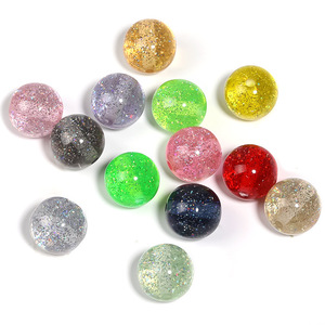 Nueva Cadena de Suministro Global, Cuentas Redondas de Estrella Brillante Multicolor de 16 mm, Acrílico Fino, Accesorios de Joyería DIY - Product Image 4
