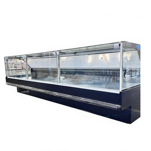 Metzgerei Supermarkt Meeres früchte Vitrine Deli Frischfleisch Vitrine Kühlschrank - Product Image 1