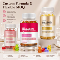 Gummies au collagène et glutathion 1800mg, collagène hydrolysé avec vitamine C pour éclaircir la peau