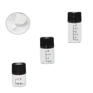 도매 저렴한 투명 미니 에센셜 오일 샘플 병 1ml 2ml 3ml 5ml 드로퍼 및 스케일 스크린 인쇄 MOQ 100pcs - Product Image 3
