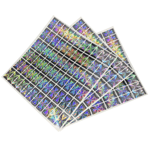 Garantía de impresión personalizada Etiqueta holográfica Logo Rollo <span class=keywords><strong>Scratc</strong></span> Off Fabricante de pegatinas de holograma - Product Image 6