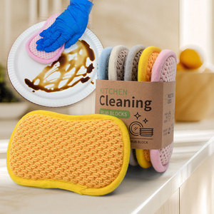 Chiffon de vaisselle en microfibre Jacquard double face, épais, absorbant, dégraissant, pour le nettoyage de la <span class=keywords><strong>cuisine</strong></span>. - Product Image 1