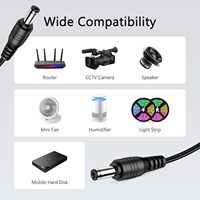 Prise interchangeable alimentation Eu Uk Us Au Plug 12V 2A 24W adaptateur secteur adaptateurs ca à cc alimentation à découpage 12V