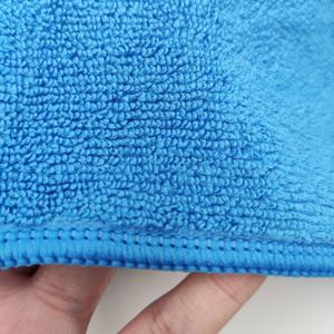 Serviettes en microfibre super absorbantes, tissage warp, fabrication en usine, prix bas, chiffon de nettoyage pour la cuisine et la maison, 16x16 pouces - Product Image 6