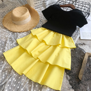 Child Summer <b>Clothes</b> Girls Holiday Layered <b>Princess</b> Backless Dress Set Suits With Pink Bowknot From Online Shopping - Product Image 4
