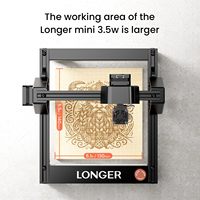 Langere Ray5 Mini Model RAY5-mini-2.5 Draagbare Hoge-Snelheid DIODE Lasergraveermachine/-snijmachine 5x5x5 Inch 4 Lbs Hout Metaal Gravure