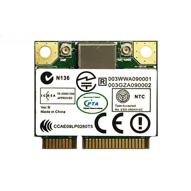 RTL8822CE 1200Mbps Dual Band 2.4G/5G 802.11AC WiFi Card Mini PCIe Internal Network Card BT 5.0 Support for Windows 10 Win11