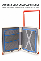 Nouvel ensemble de valises 3 pièces de luxe 2025, mignonnes et simples, avec roulettes TSA à 4 roues, légères en PC, pour bagage cabine