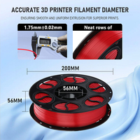 Filazoo Filament PLA 3D Haute Précision 1,75 mm 1 kg - 24 Couleurs Vibrantes |   Sans obstruction et respectueux de l'environnement, vente en gros