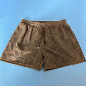 Pantalones cortos que cambian de agua, pantalones cortos de gimnasio personalizados de alta calidad para hombres, nailon de doble capa, entrenamiento deportivo de secado rápido - Product Image 4